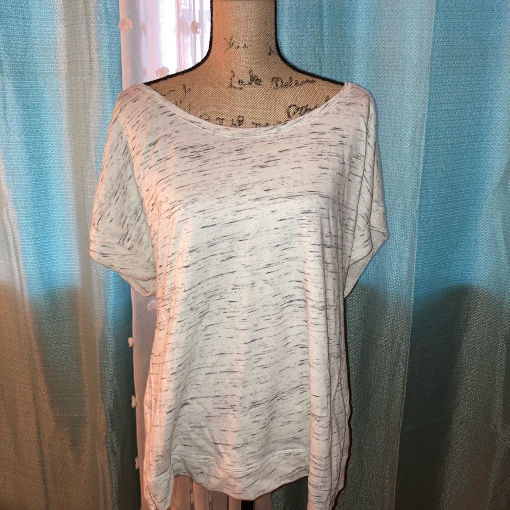 Lane Bryant Active Wear Shirt 22/24 Grey